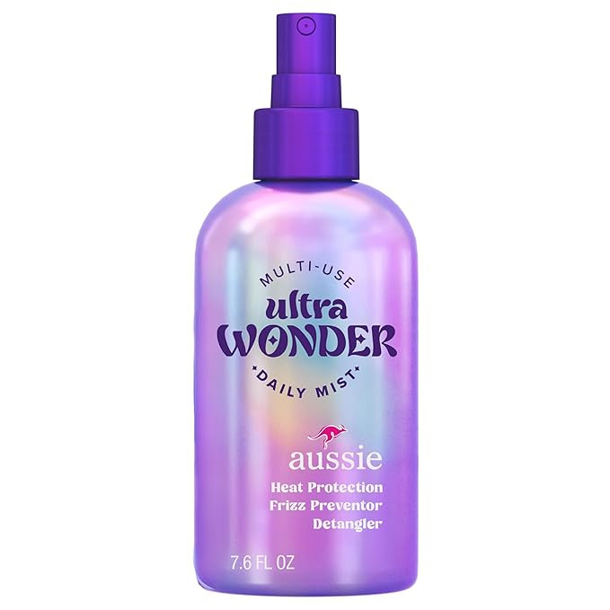 Aussie Ultra Wonder Daily Mist Lightweight Multi-Use Detangler, silicone-free, for All Hair Types... | Amazon (US)