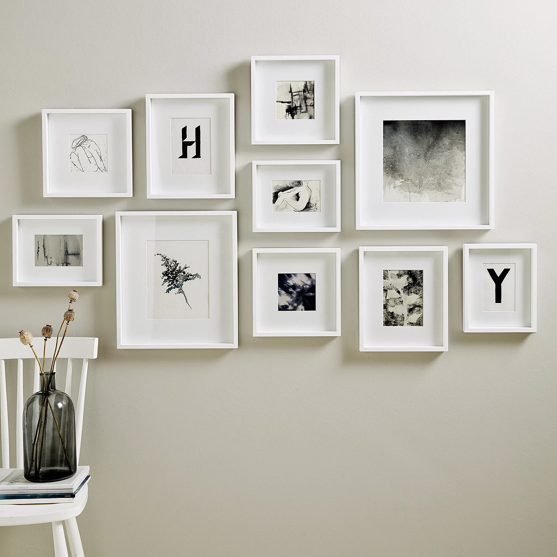 Picture Gallery Large Wall Photo Frame Set | The White Company (UK)