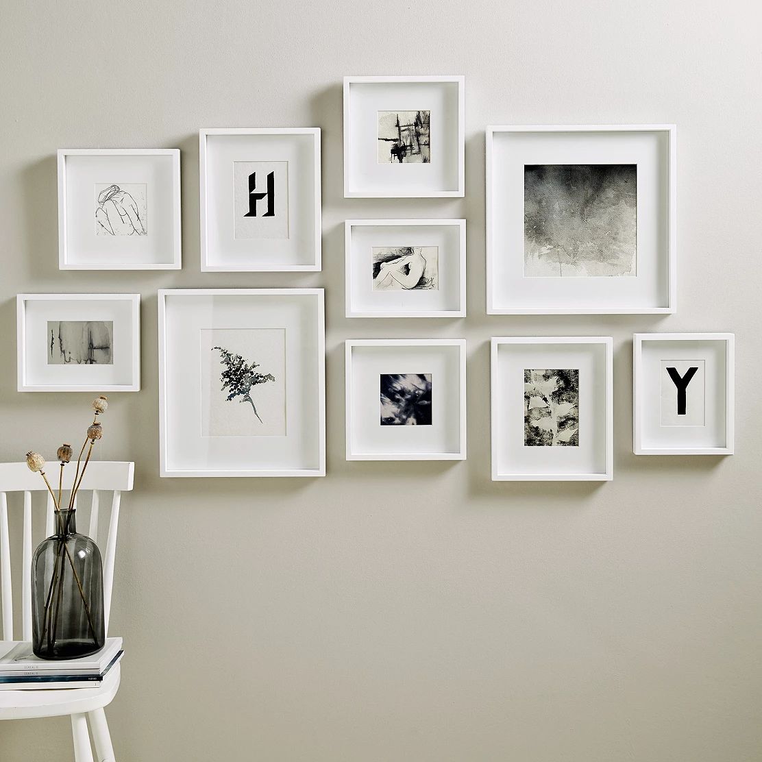 Picture Gallery Large Wall Photo Frame Set | Photo Frames | The  White Company | The White Company (UK)