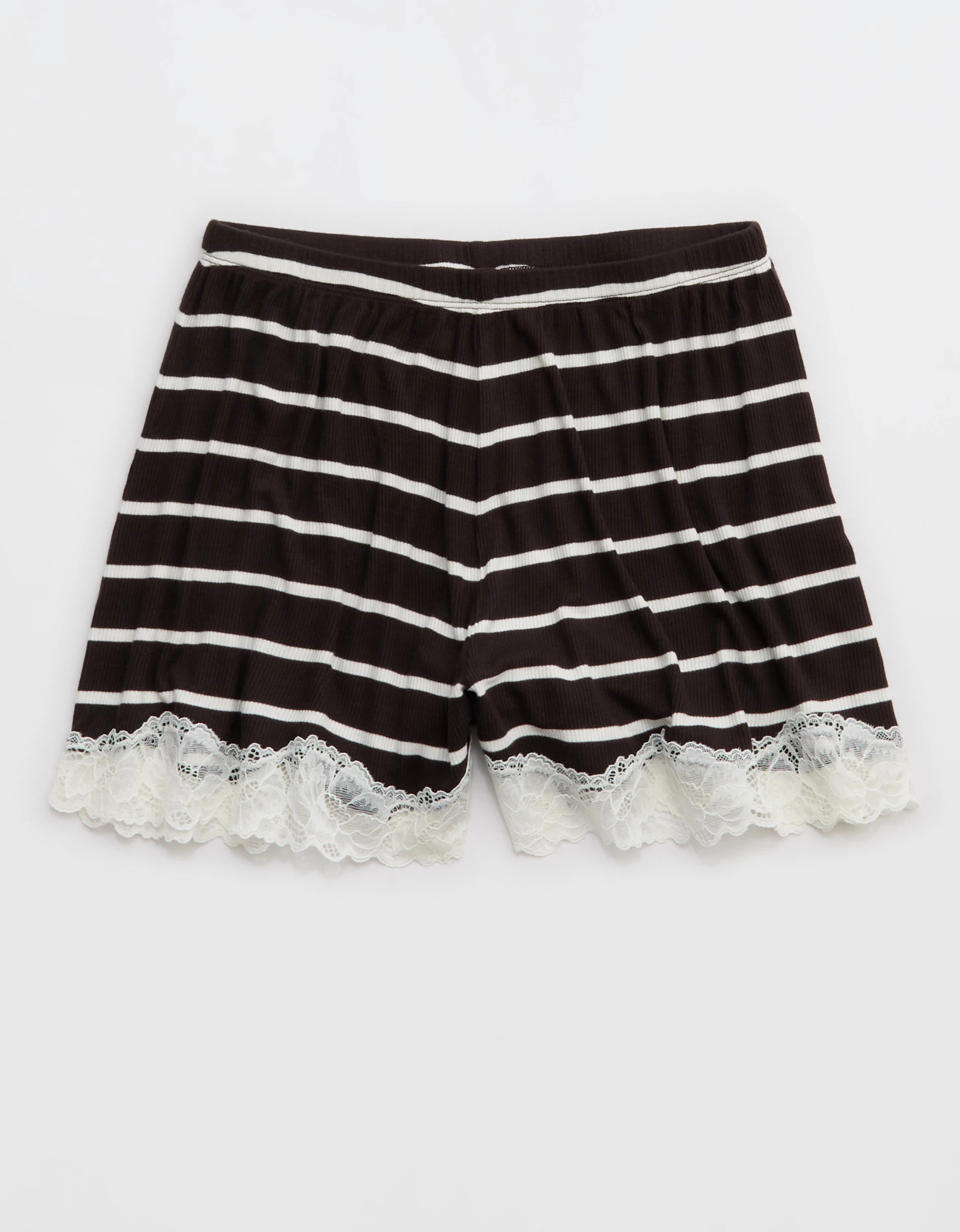 OVERSLEPT by Aerie Real Soft\u00ae Ribbed Pajama Short | American Eagle Outfitters (US & CA)