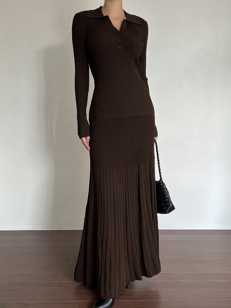 DAZY Damen 2-Teiliges Pullover & Rock Set Für Den Herbst | SHEIN