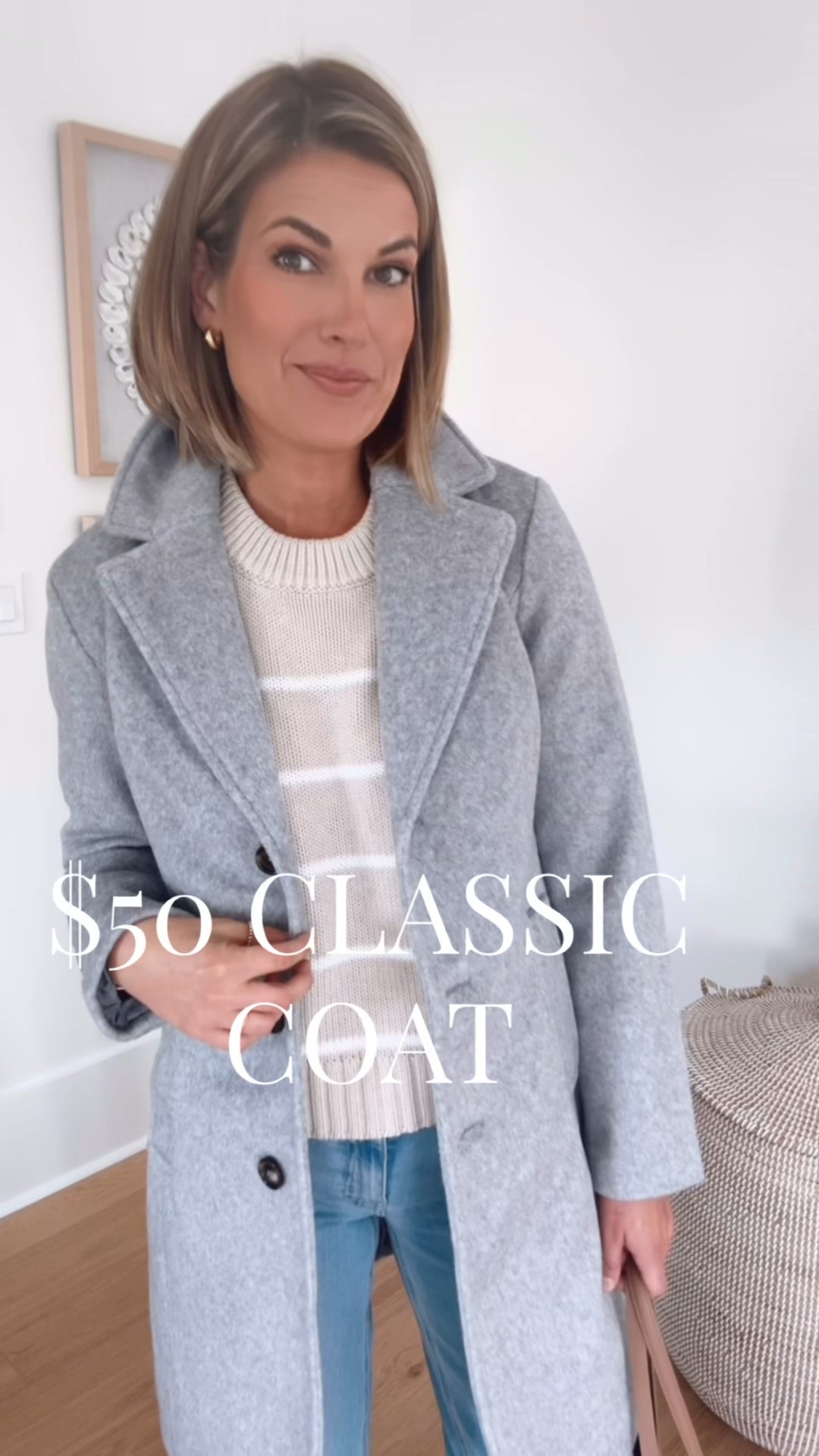 I am 5’11” wearing size small in the car coat and sweater and 27x34 in the jeans.  Shoes true to size.  

#LTKTall #LTKShoeCrush #LTKFindsUnder50