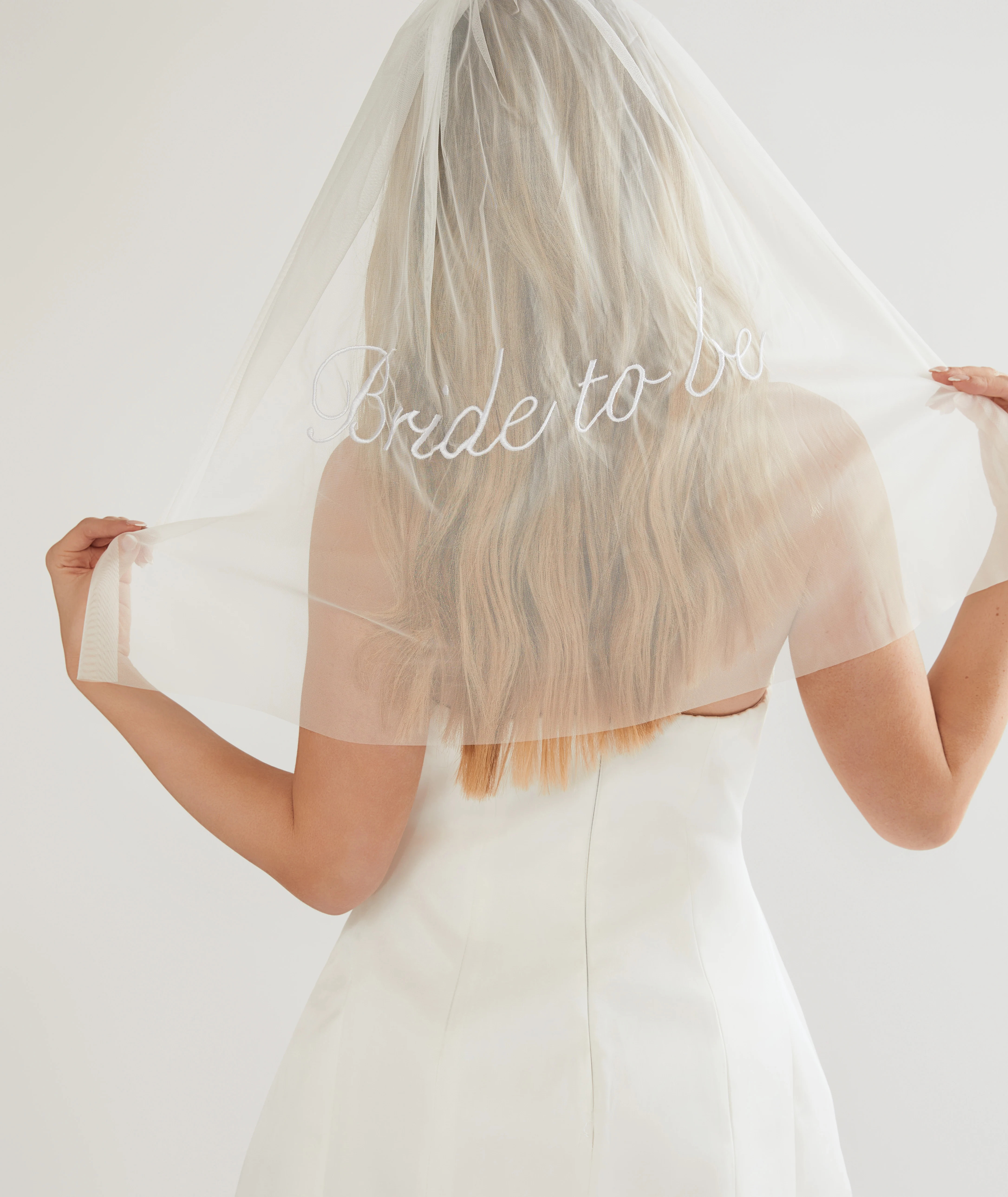 Bride To Be Tulle Veil | Six Stories