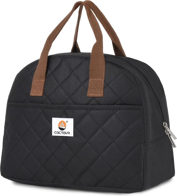 CaCTOUR Large Lunch Box for Women, Cute Lunch Box Cooler Bag, Portable Insulated LunchBox Reusabl... | Amazon (US)
