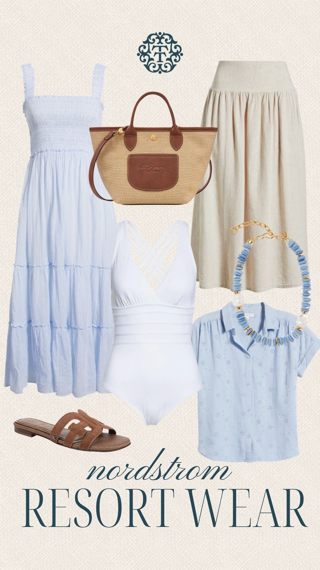 Nordstrom resort wear finds! We love this tiered maxi dress and Long Champ tote for a beach getaway  



#LTKStyleTip #LTKSeasonal #LTKOver40