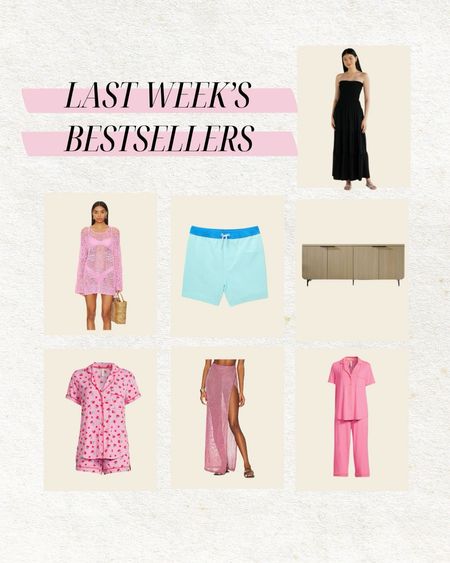 Last week’s bestsellers 🩷

Resort wear; vacation outfit; beach outfit; spring break outfit; black dress; long black dress; pink pajamas; gifts for her; little boy swimsuit; toddler boy swimsuit; swimsuit coverup; pink swimsuit coverup; revolve; Walmart; entry console; Christine Andrew 

#LTKswim #LTKhome #LTKtravel