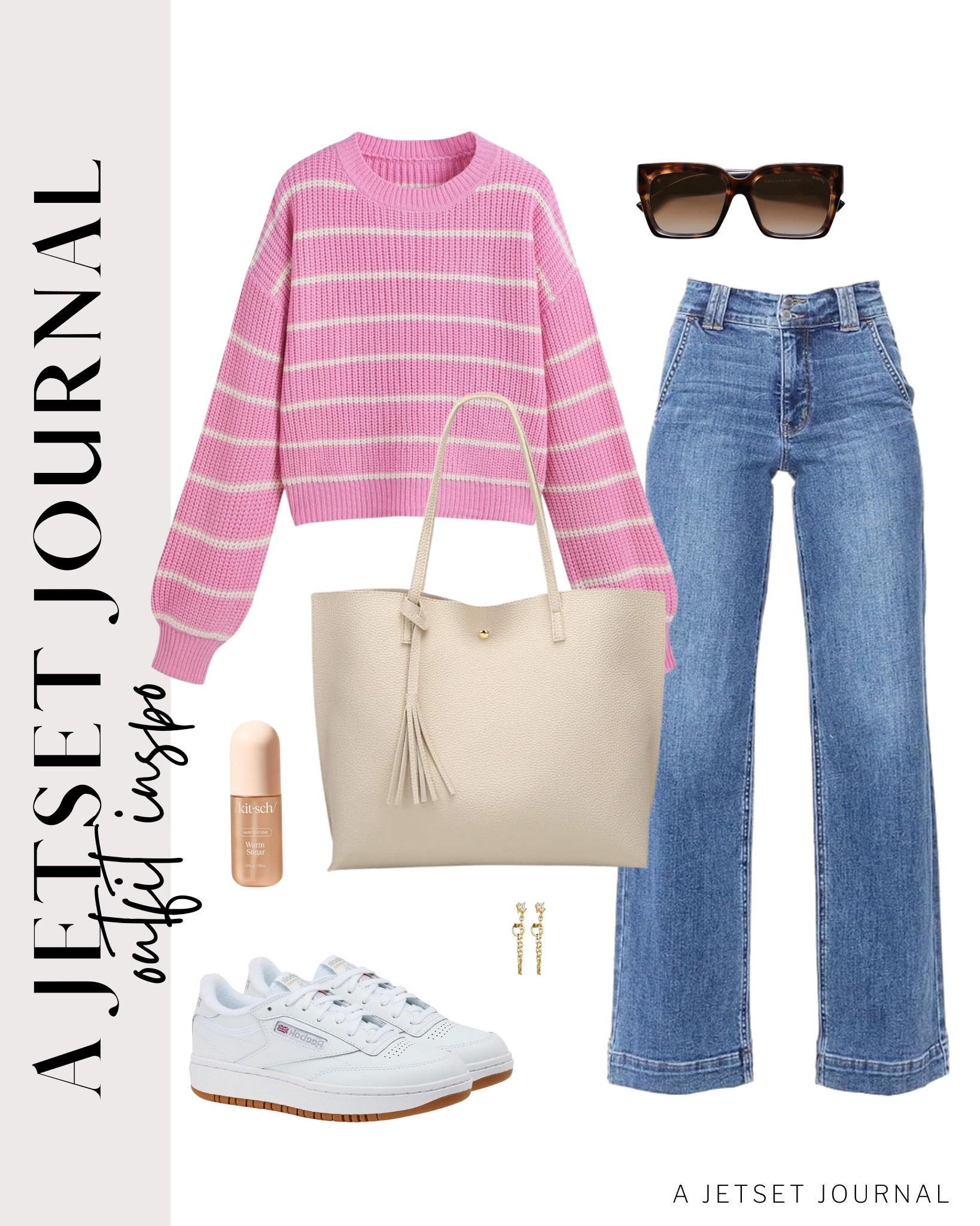 This new striped sweater is so fun to wear and so easy to style with jeans!
wide leg stretchy jeans, huggie hoop earrings, kitsch hair perfume, airport outfit, fall to winter fashion, comfy outfit, winter style, everyday look, running errand outfit idea, makeup favorite, beauty must have, affordable style, amazon fashion

#LTKU #LTKFindsUnder50 #LTKSeasonal