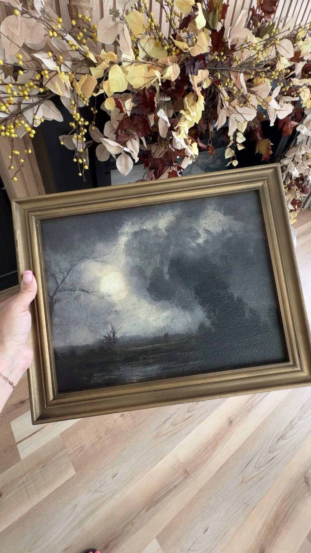 Sheet Halloween decor. Moody, spooky framed print. 

#LTKVideo #LTKSeasonal #LTKHome