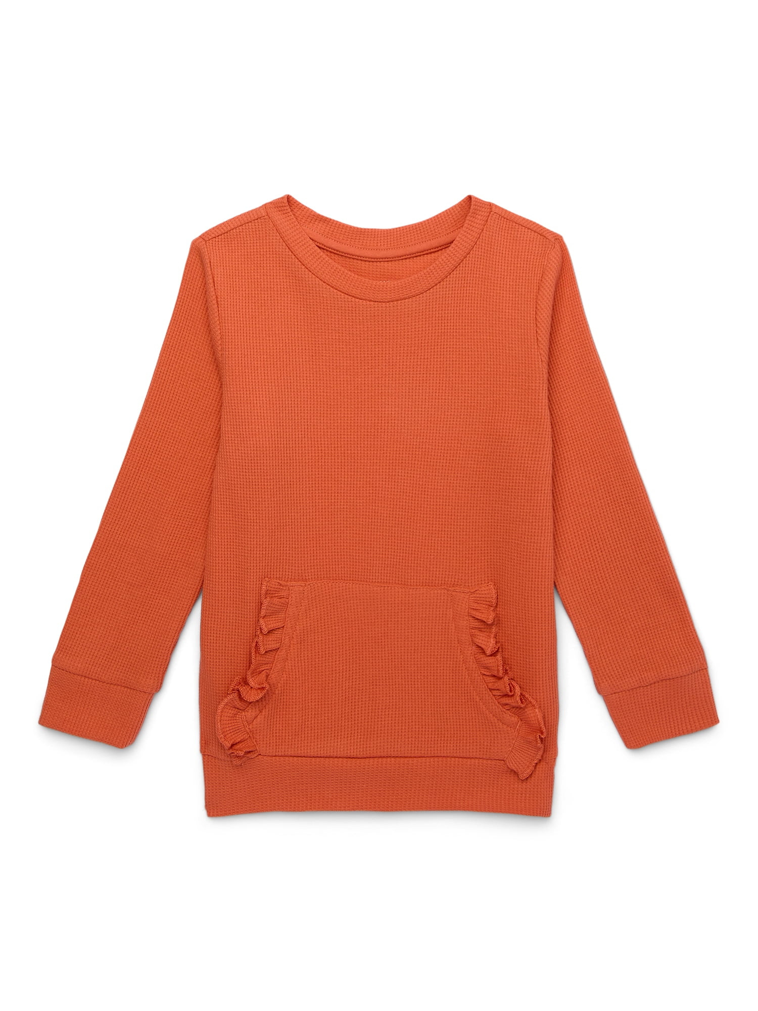 Garanimals Toddler Girl Long Sleeve Print Thermal Top, Sizes 18M-5T | Walmart (US)