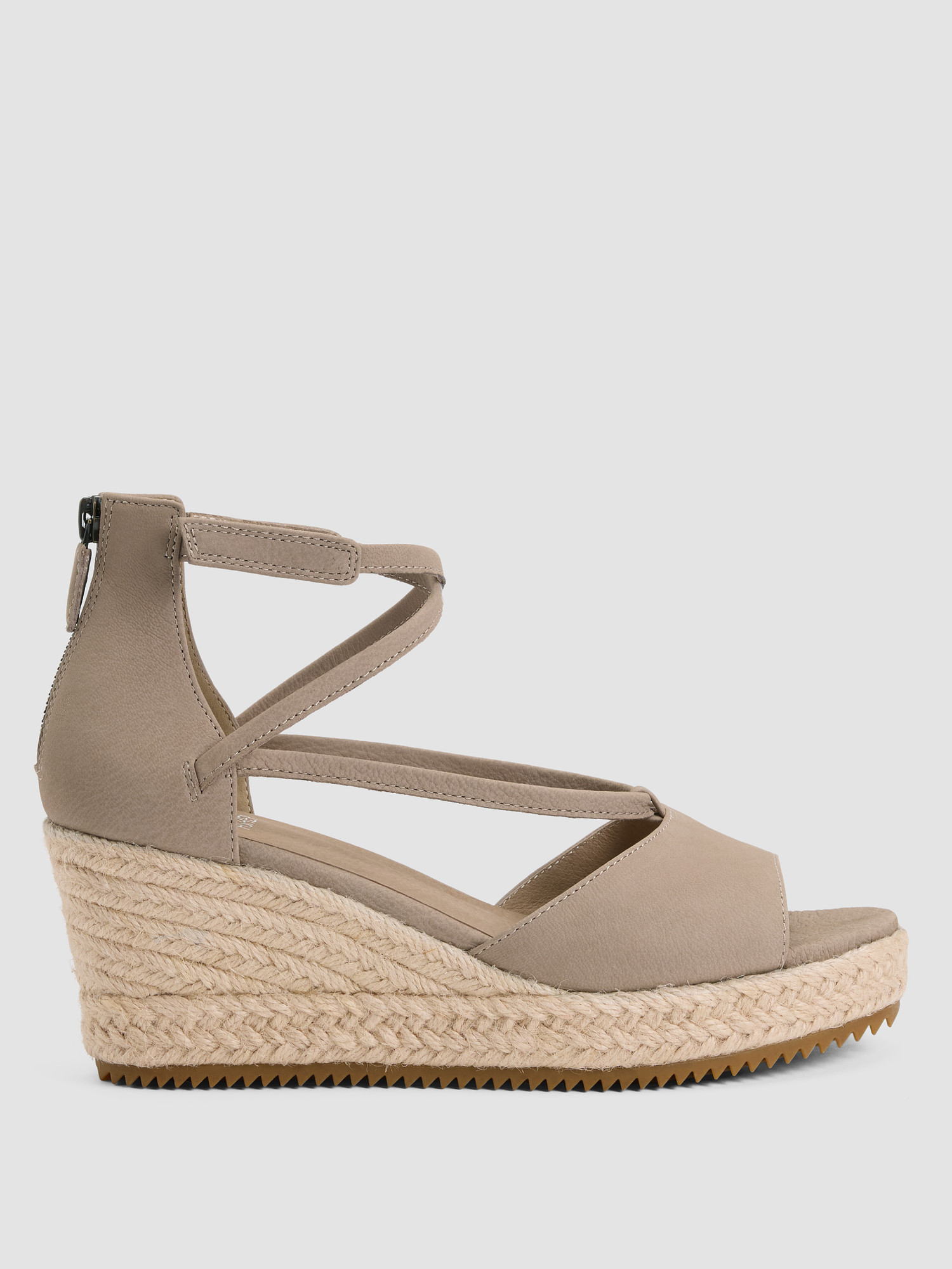 Wesson Tumbled Nubuck Wedge Espadrille | Eileen Fisher