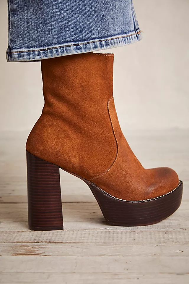 Lucy Platform Ankle Boots | Free People (Global - UK&FR Excluded)