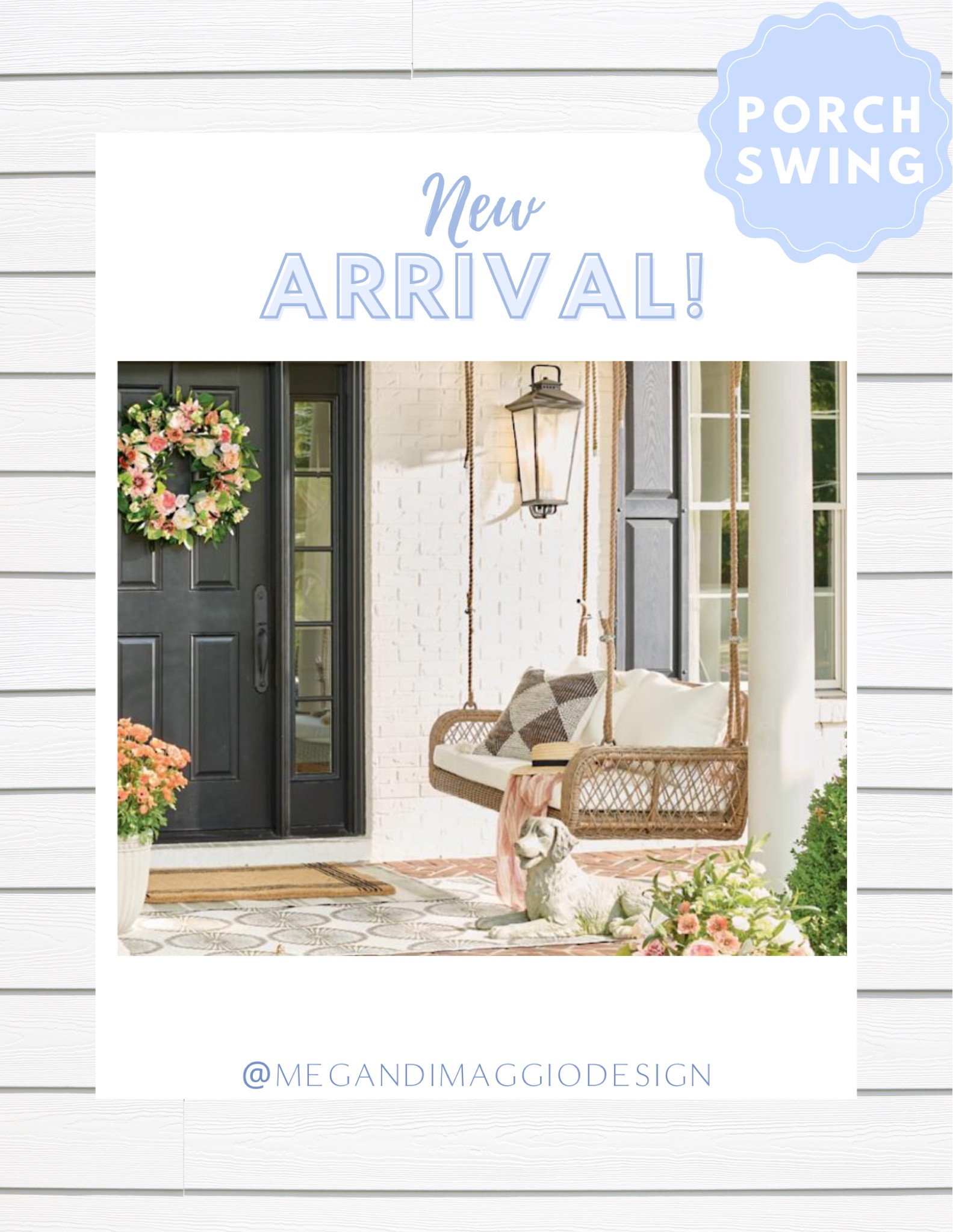 Looove this new wicker outdoor collection!! This porch swing is soo pretty!! Linked the entire new collection 🤍

#LTKSeasonal #LTKHome