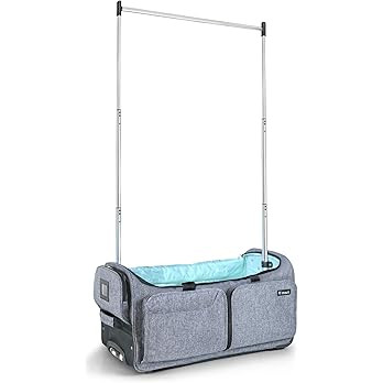 Mavii Costume Rack Duffel - Wheeled 28 Inch Collapsible Travel Bag, Rolling Garment Rack Luggage,... | Amazon (US)
