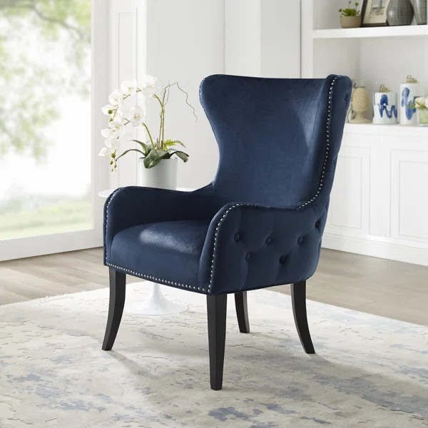 Welliver 27'' Wide Tufted Wingback Chair | Wayfair North America
