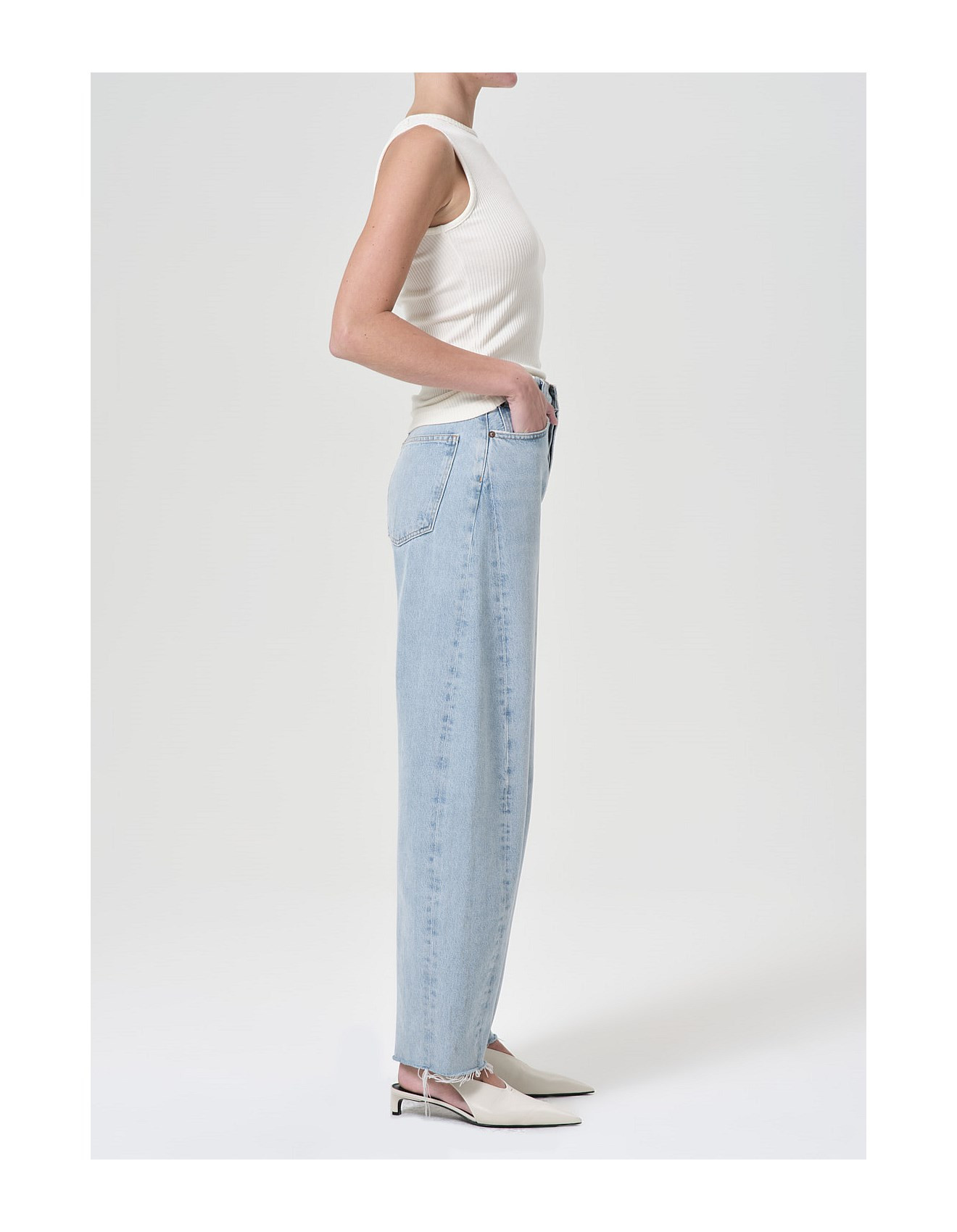 Luna Pieced Barrel Jean | David Jones (Australia & New Zealand)