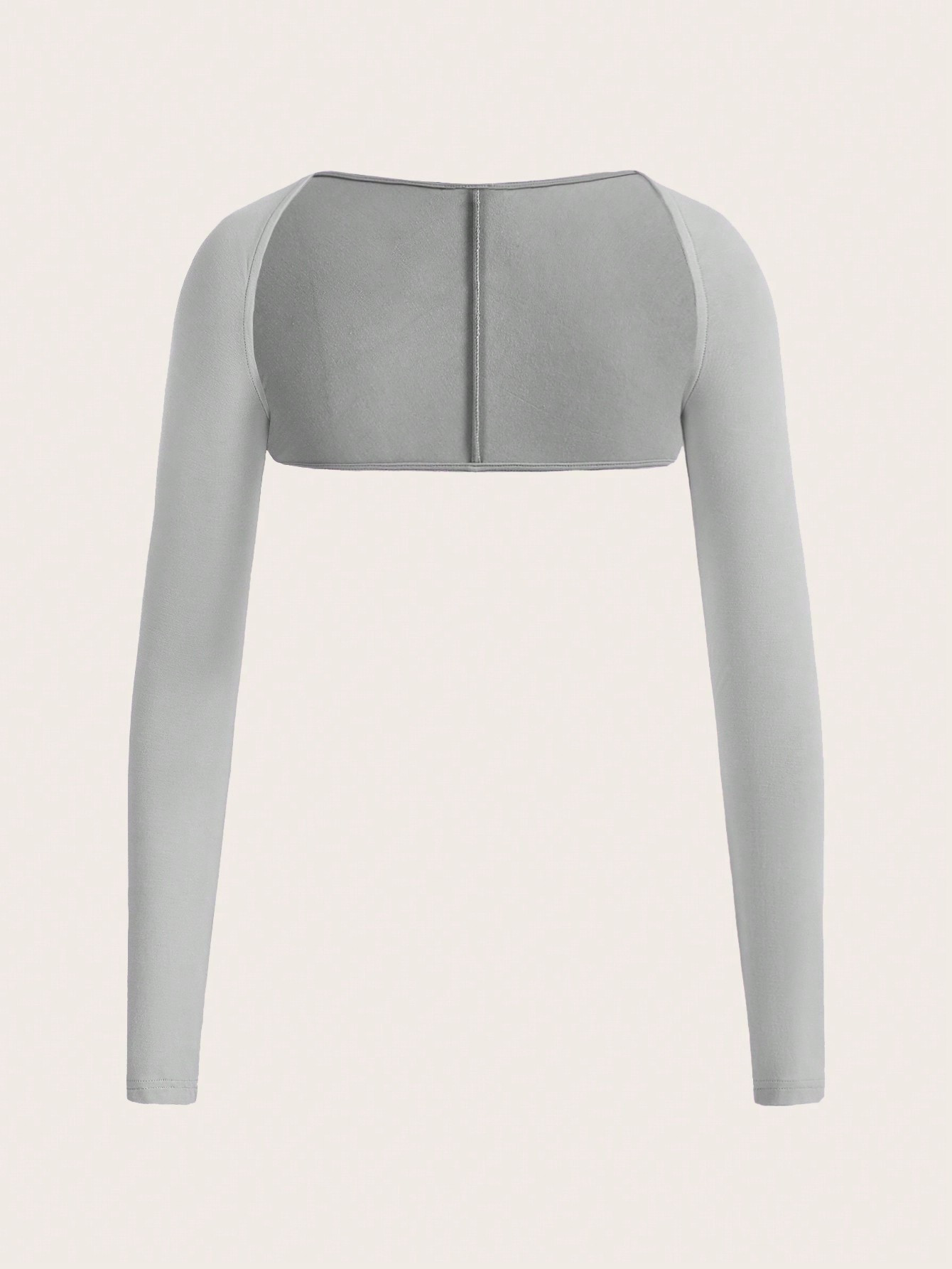 SHEIN BASICS Crop Top mit Einfarbig Raglanärmeln, | SHEIN