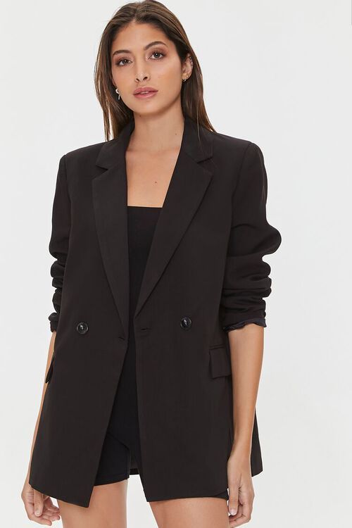 Oversized Double-Breasted Blazer | Forever 21 (US)