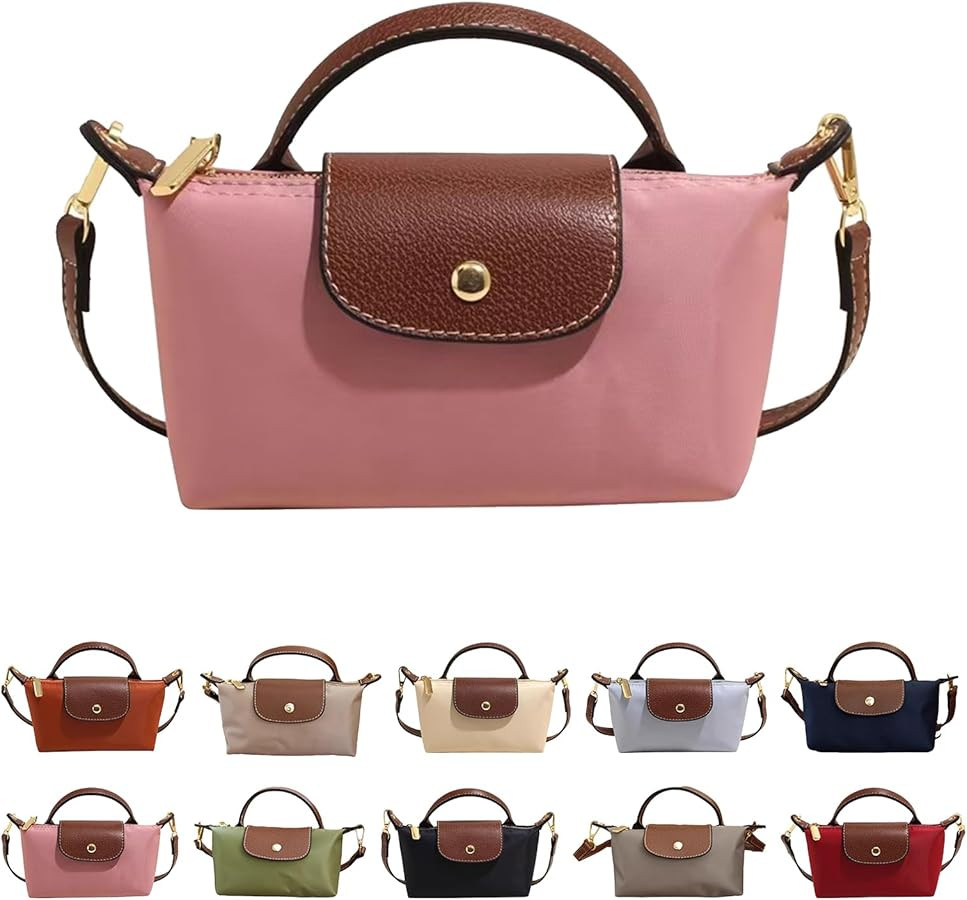Mini Crossbody Bag for Women - Adjustable Strap Shoulder Purse, Small Spacious Tote with Zipper Pockets for Phone Wallet Keys | Amazon (US)
