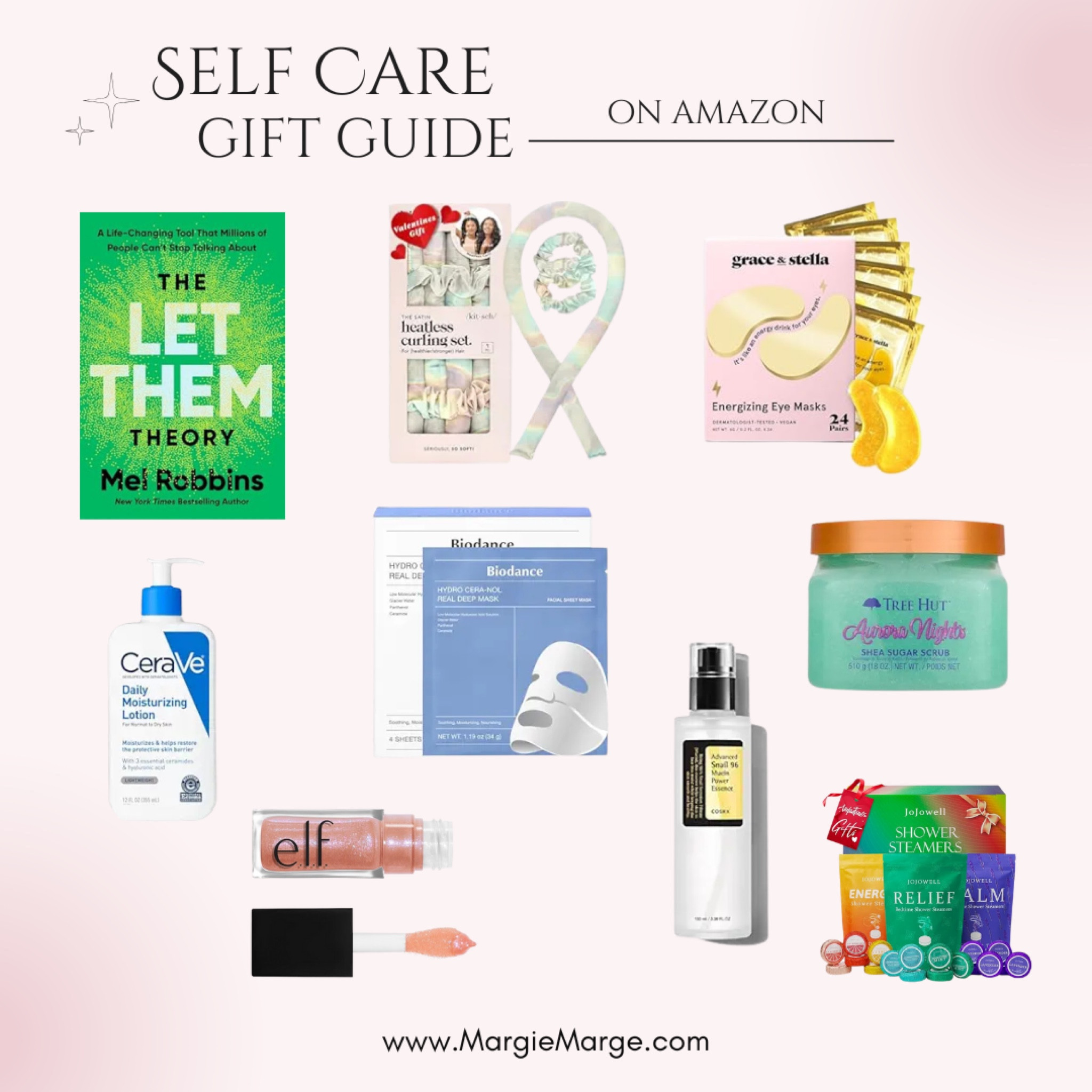 Treat yourself or a loved one with this self care gift guide. 

Some most loved products that will have you feeling your best!

#amazonfinds #valentines #galentines #selfcare

#LTKFindsUnder50 #LTKBeauty #LTKGiftGuide