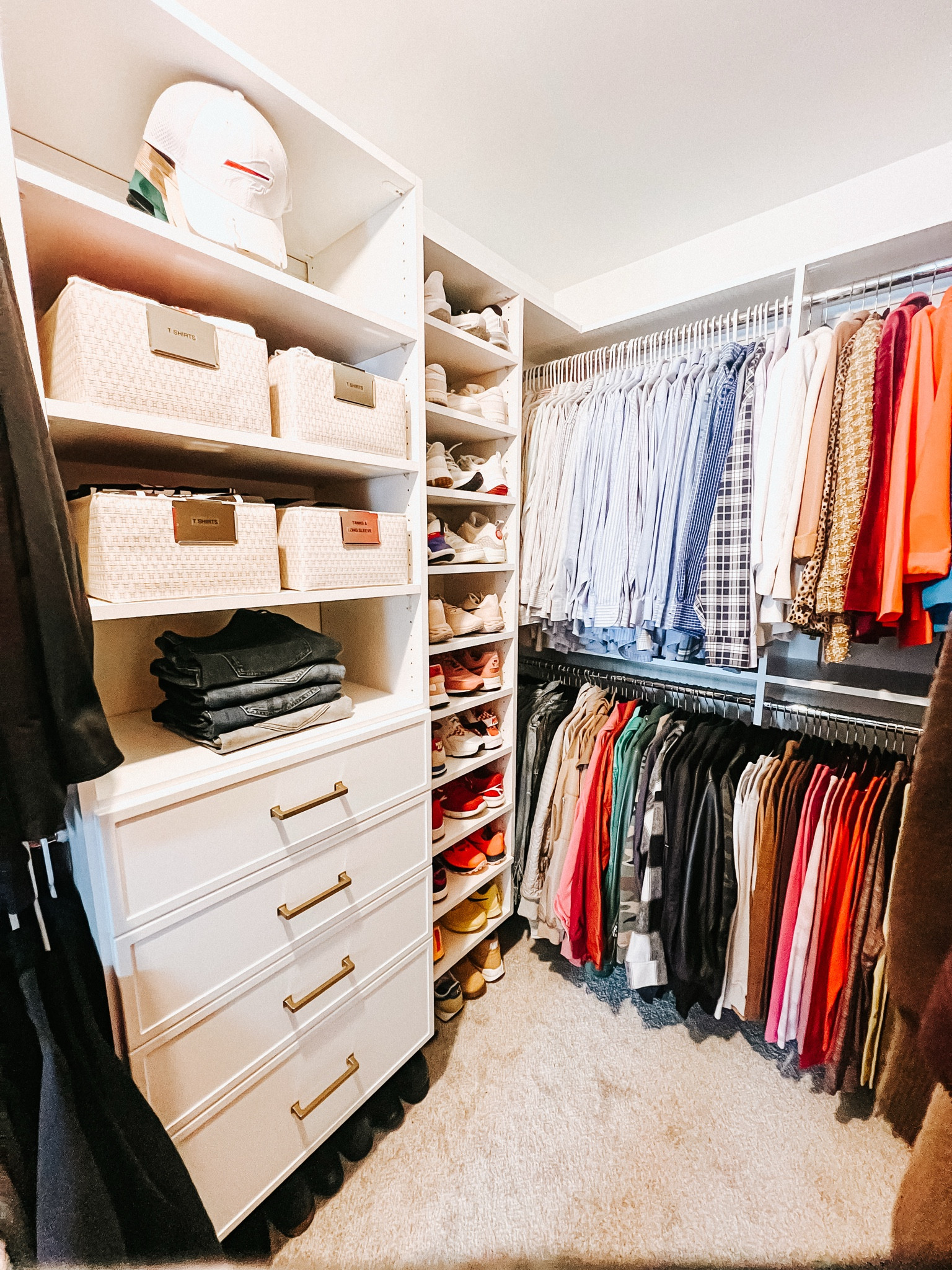 From a cramped and outdated space to a customized, functional design - this new closet is nothing shy of perfect. 

#LTKHome