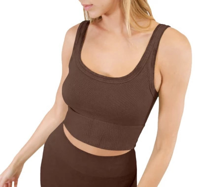 Women's NikiBiki Vintage Chevron Crop Bralette Tank Top | Scheels