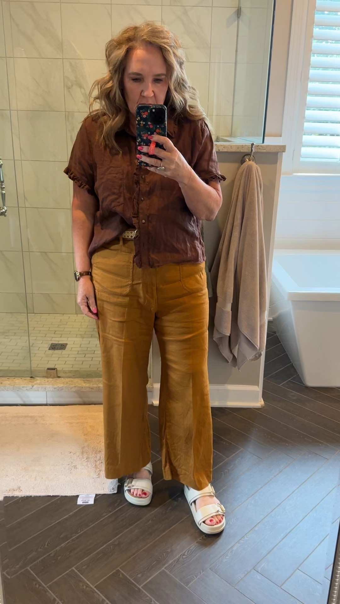Linen top , only available in white now. 
Linen blend Colette pants. 20% off Anthropologie order with code ANTHRO20
Easy work from home summer outfit. 


#LTKMidsize #LTKSaleAlert #LTKOver40