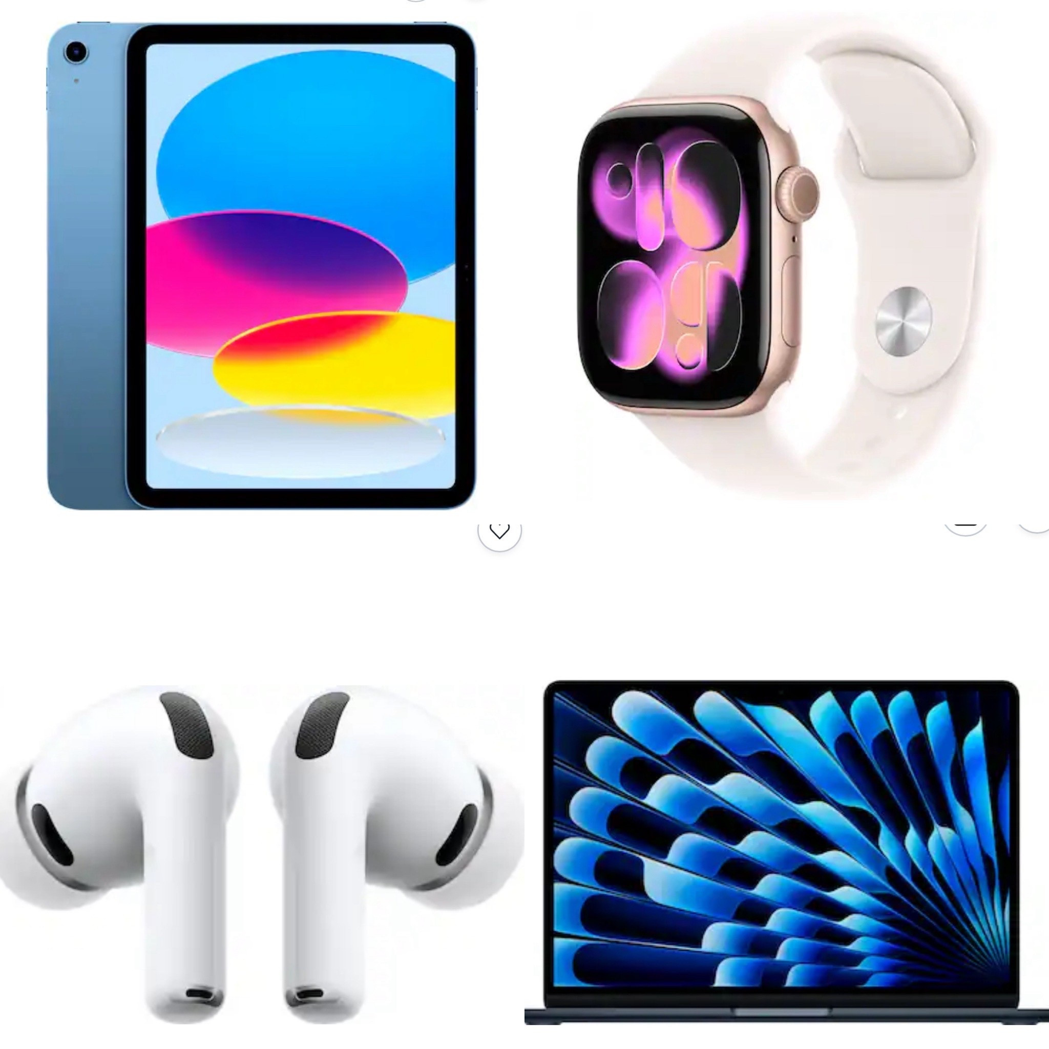Apple sale today at Best Buy! 
iPads, AirPods, Mac book, and Apple Watch deals!