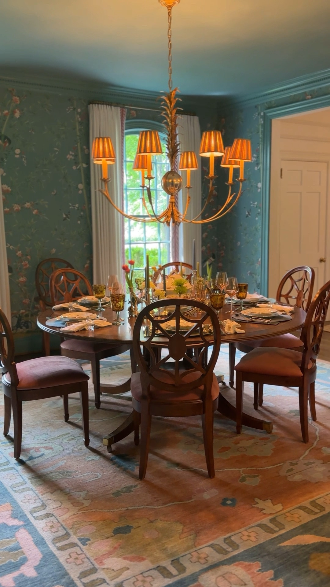 Large, beautiful chandelier on sale! I love the width of this light and the custom lamp shades really give it extra charm. It’s a great light for over a round table and is currently 20% OFF. 

Size note: this is the grande wide size. It also comes in a large which is taller and not as wide which is better for a more traditional rectangular table. 

Order now and get it in time for holiday hosting ✨ shipping is free!!

#LTKCyberWeek #LTKHome #LTKHoliday