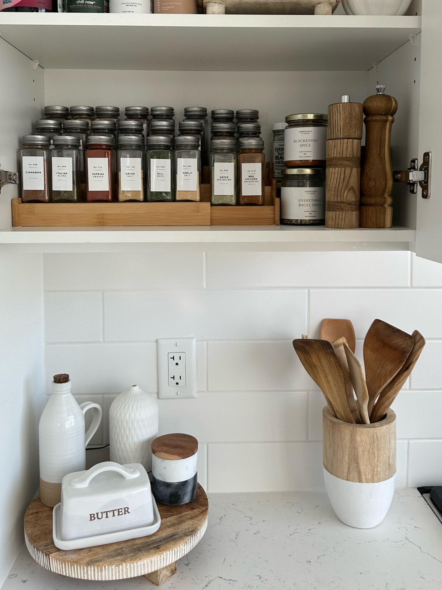 Spice rack cupboard deets

#LTKhome