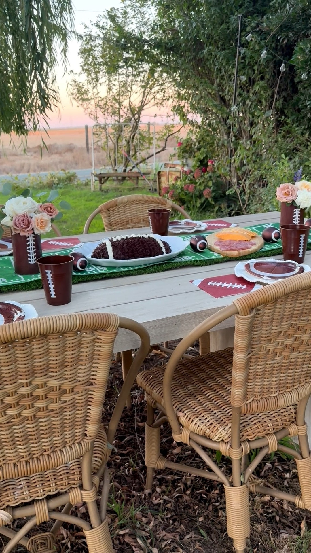 Today is National Football Day! With the NFL season, NCAA football, high school football season upon us, now is a great time to create a football tailgate tablescape!!! ❤️ 

#LTKParties #LTKHome #LTKSeasonal