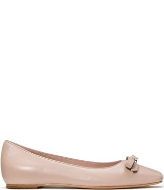 kate spade new york Deco Bow Leather Flats | Dillard's | Dillard's