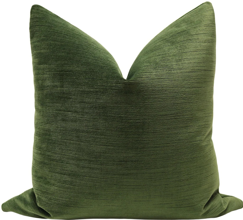 STRIE VELVET // OLIVE | LITTLE DESIGN COMPANY