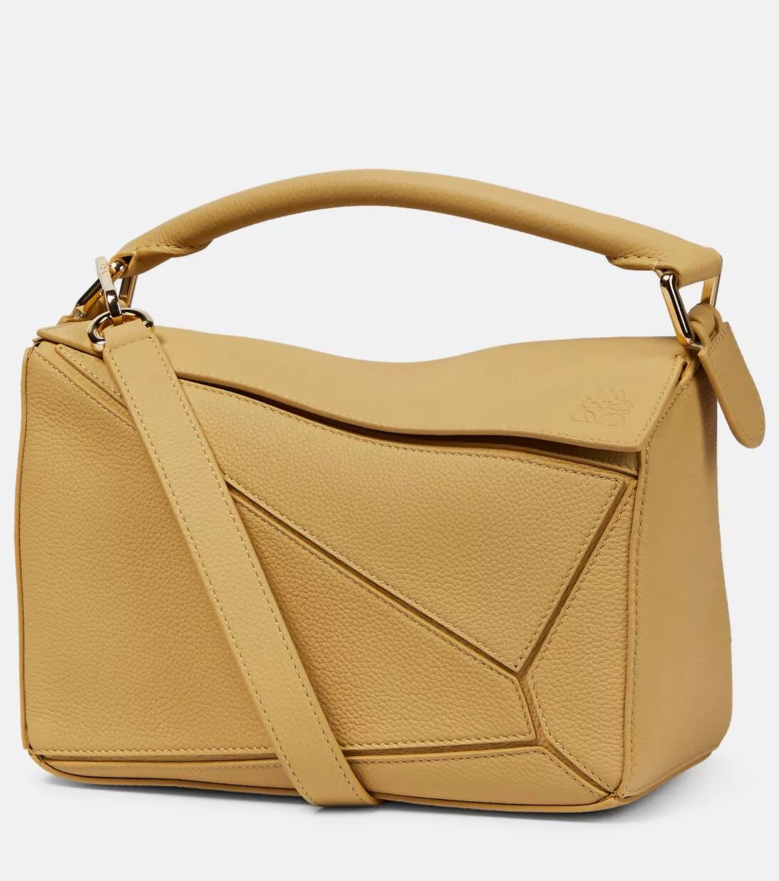 Loewe Small Puzzle Leather Bag Dark Butter