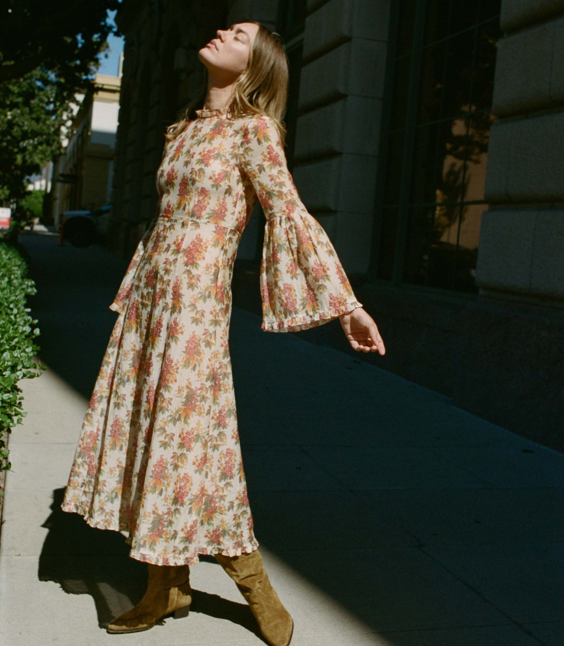 Odelette Dress - Tapestry Floral | DÔEN | DOEN