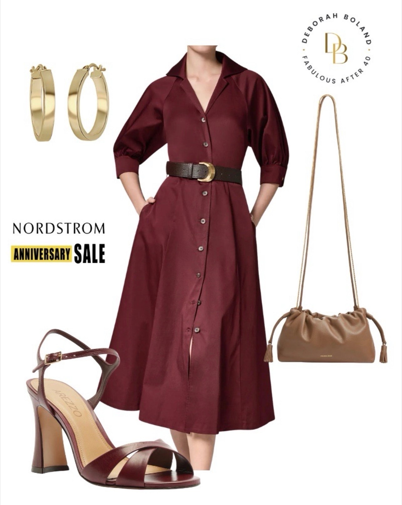 A shirtdress is a must for any Fall wardrobe. This burgundy one is rich and luxurious and I’ve dressed it up with these matching heels.

#LTKSeasonal #LTKOver40 #LTKSaleAlert