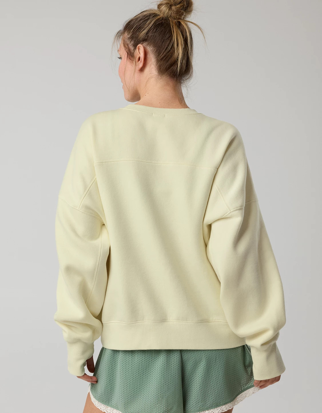 OFFLINE By Aerie Cloud Fleece Classic Crewneck Sweatshirt | Aerie