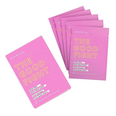 Patchology The Good Fight Clear Skin Sheet Mask  | Men and Women Face Masks Skin Care Sheet with Tea Tree for Moisturizing - 0.7 oz (PACK OF 3) | Target