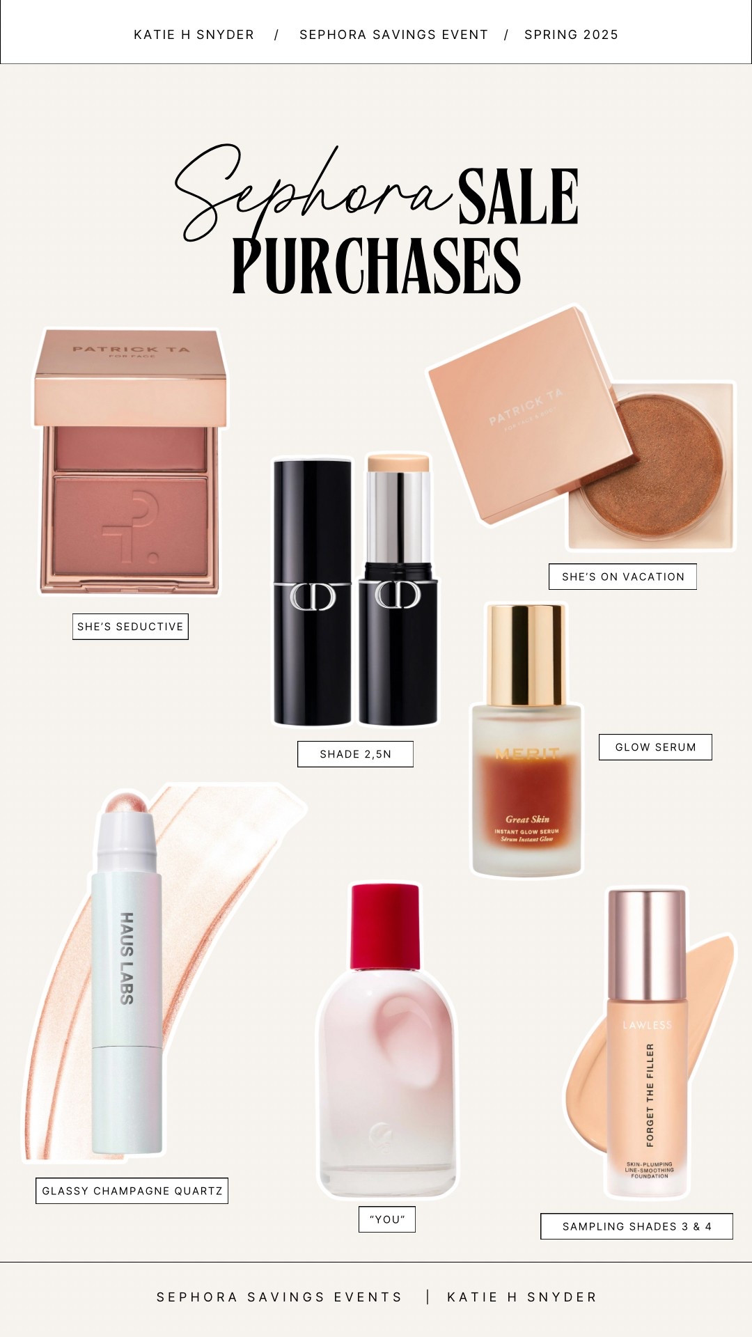 Everything I bought the Sephora Sale — use SAVEMORE to save 10-30%! 

#LTKSaleAlert #LTKBeauty #LTKFindsUnder100