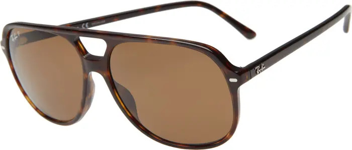 Ray-Ban 60mm Square Polarized Sunglasses | Nordstrom | Nordstrom