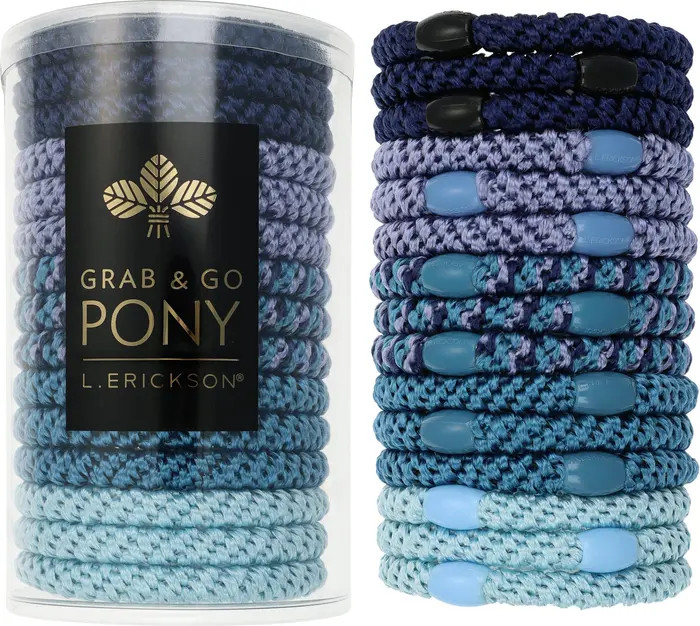 L. Erickson Grab & Go 15-Pack Braided Ponytail Holders | Nordstrom | Nordstrom