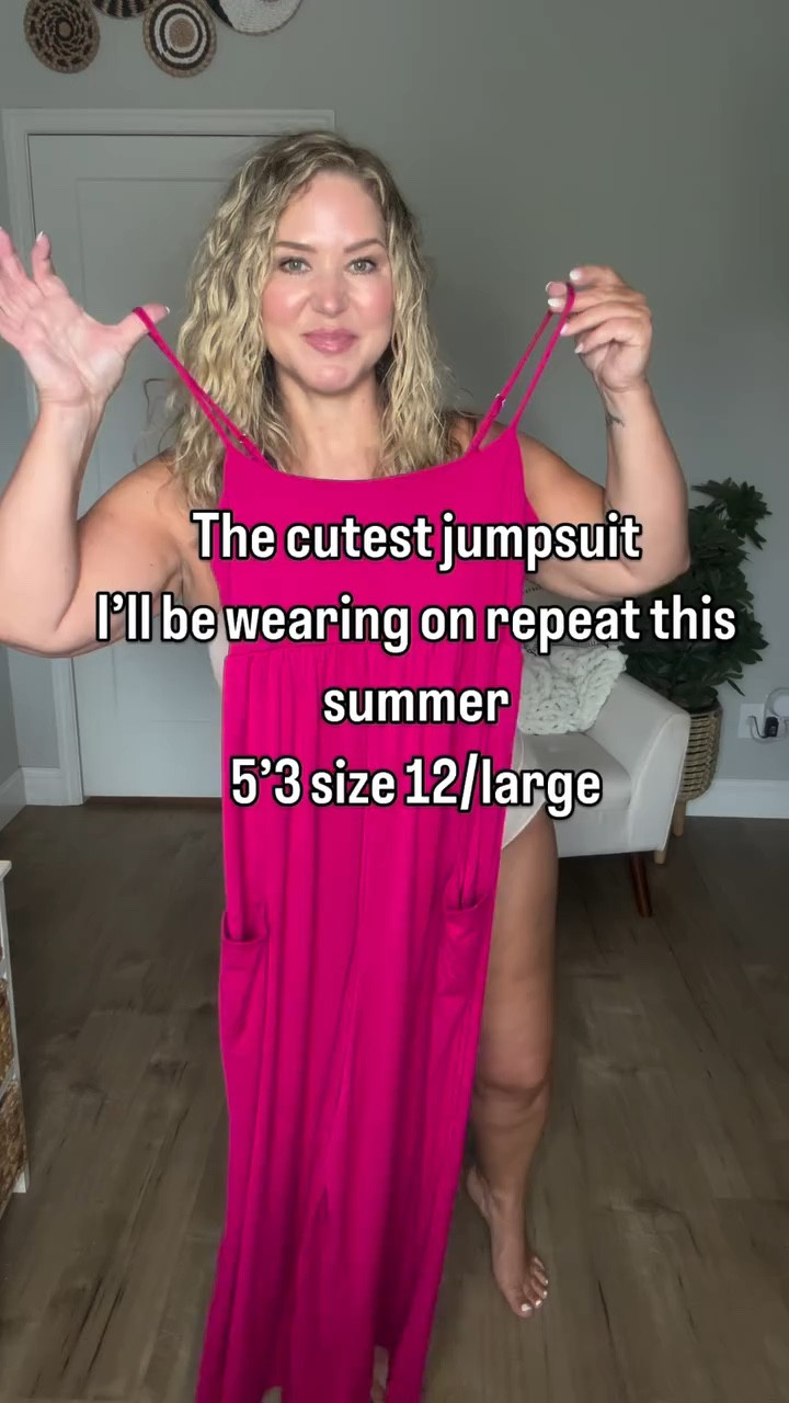 This jumpsuit is so comfy & easy to wear during the spring & summer seasons! 

#LTKgrwm #LTKootd #LTKMidsize