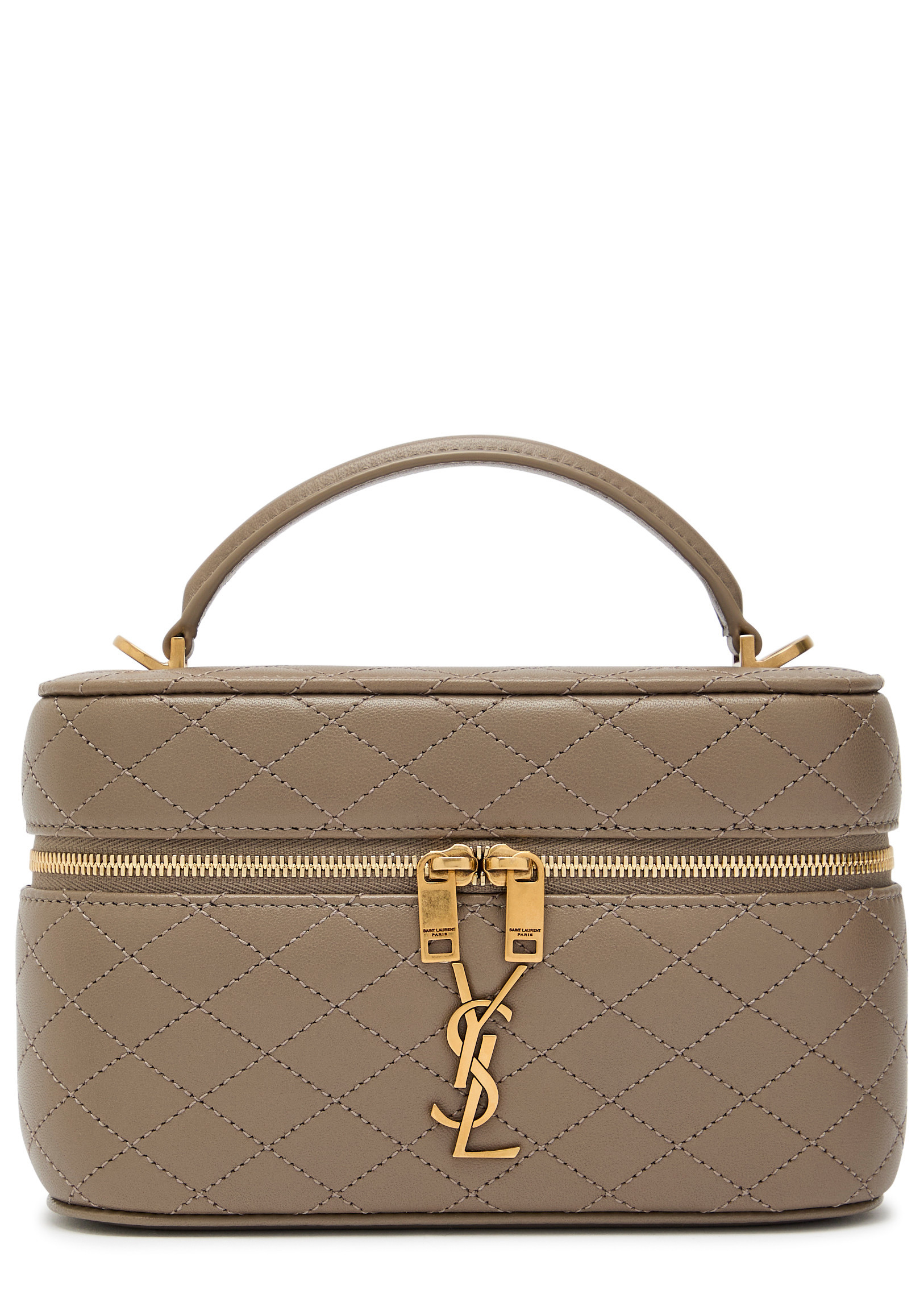 Gaby mini quilted leather top handle bag | Harvey Nichols