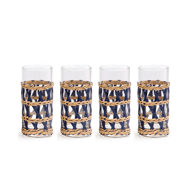 Island Wrapped Navy High Balls | Cailini Coastal