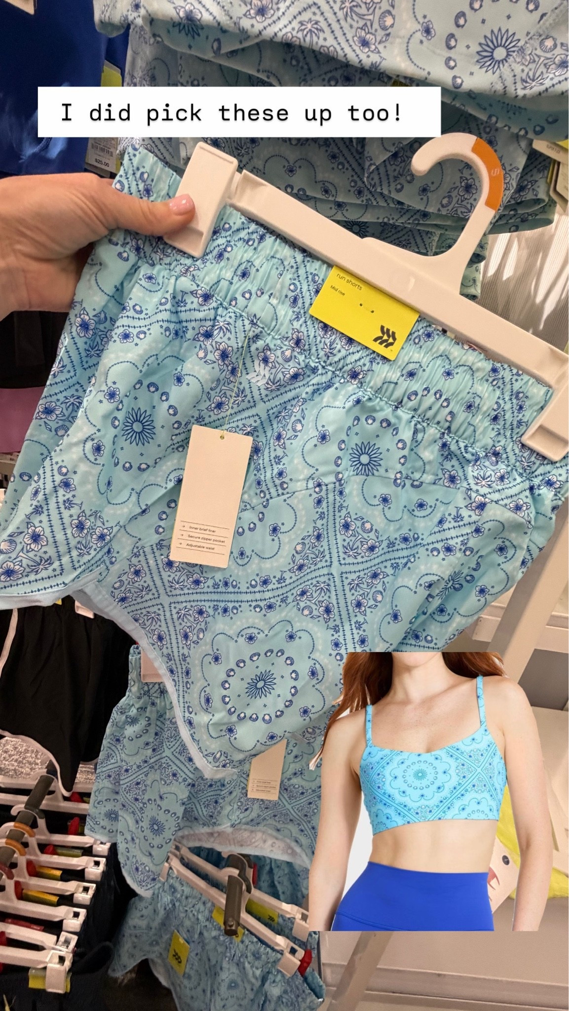 New colors in these all motion shorts under $25.
