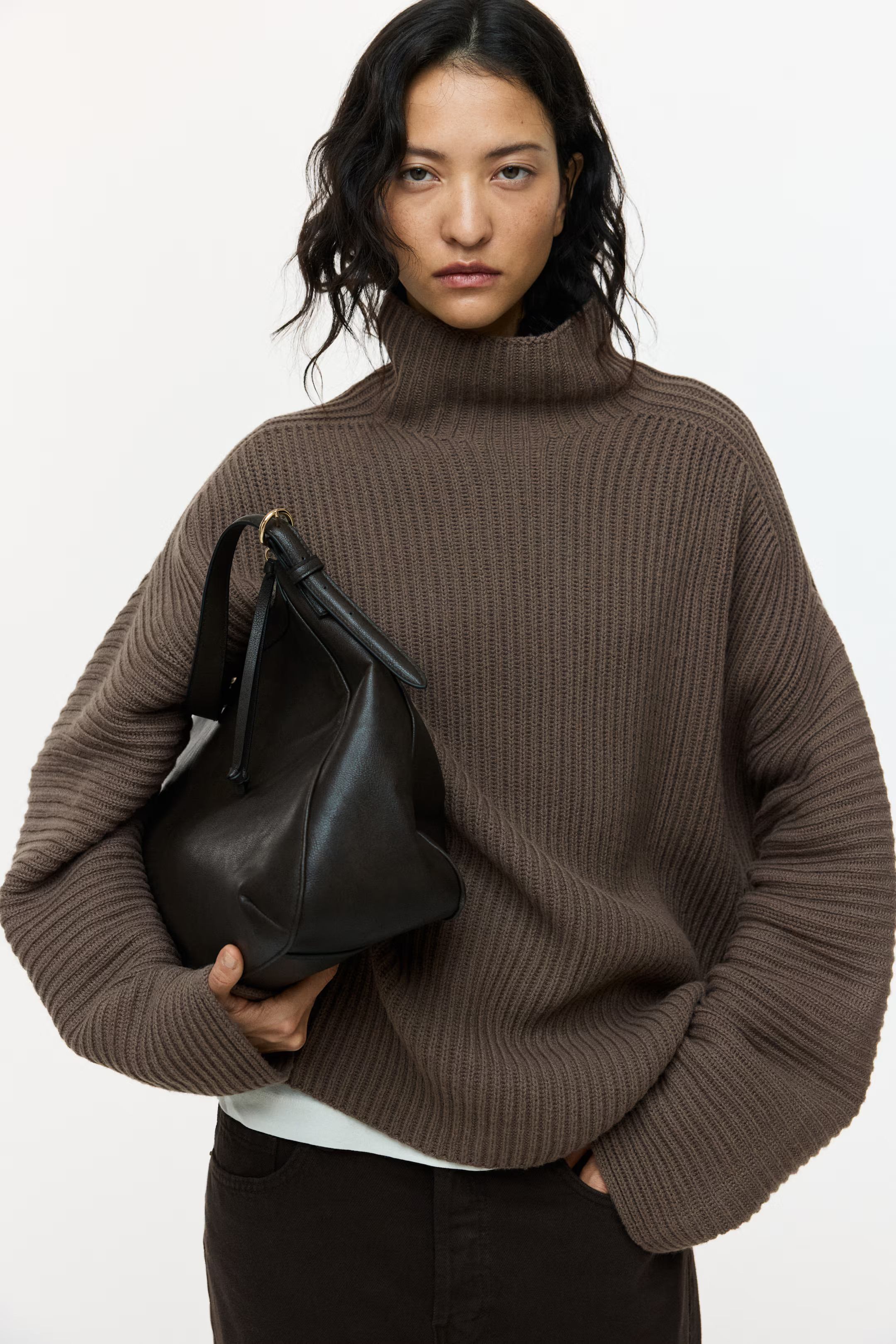 Rib-knit wool-blend jumper | H&M (UK, MY, IN, SG, PH, TW, HK)