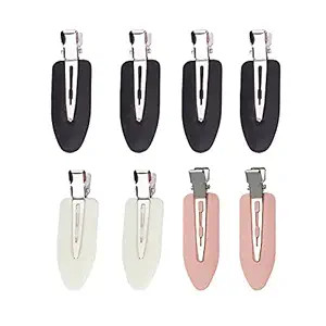 8 pieces No Bend Hair Clips, No Crease Hair Clips for Hair Styling and Makeup Application | Amazon (US)