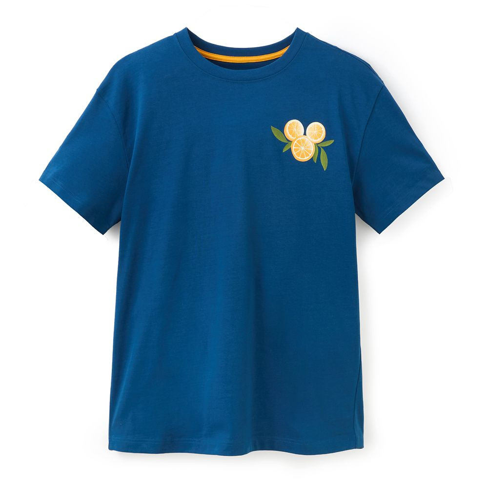 Mickey and Minnie Mouse Fruit Stand T-Shirt for Adults | Disney Store
