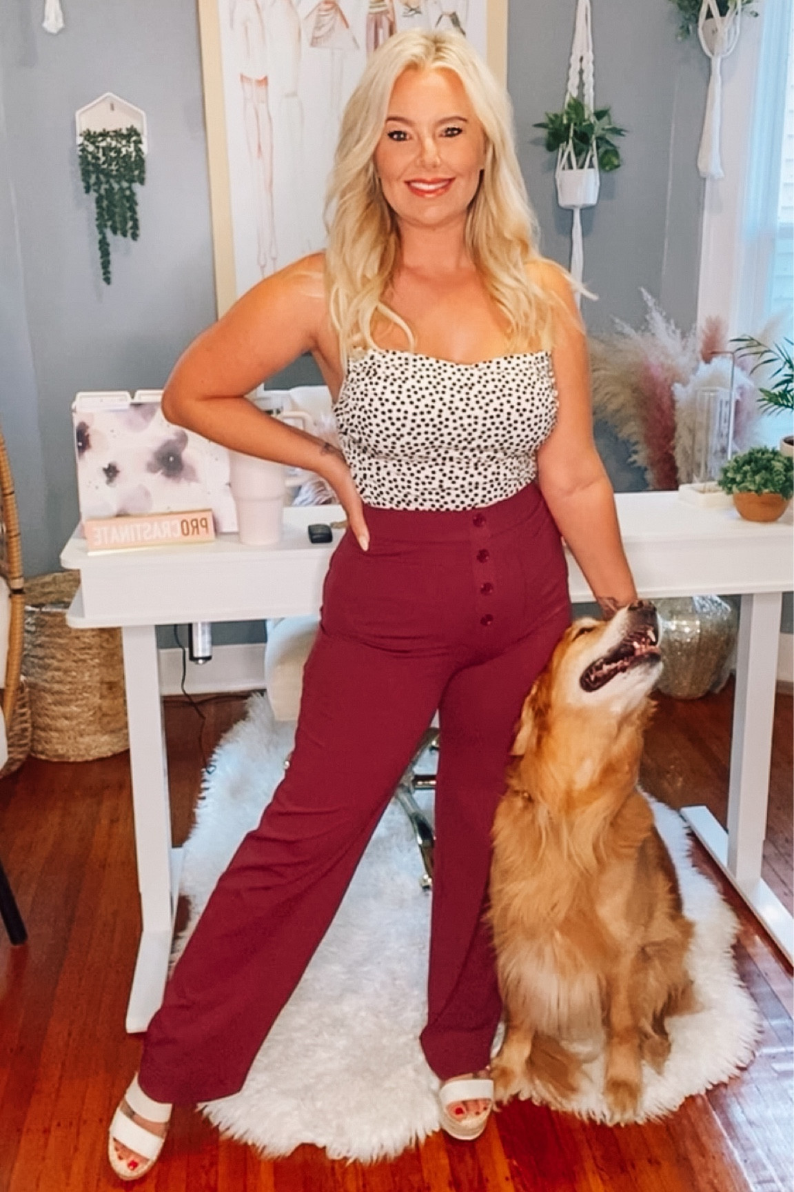 Cute easy office look with halara! Love these wide leg pants, perfect for the office. 

#LTKstyletip #LTKsalealert #LTKworkwear