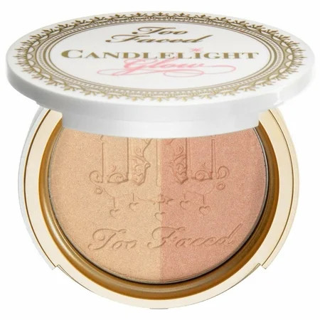 Too Faced Candlelight Glow Highlighting Powder Duo ""Warm Glow"" .35oz. Compact | Walmart (US)
