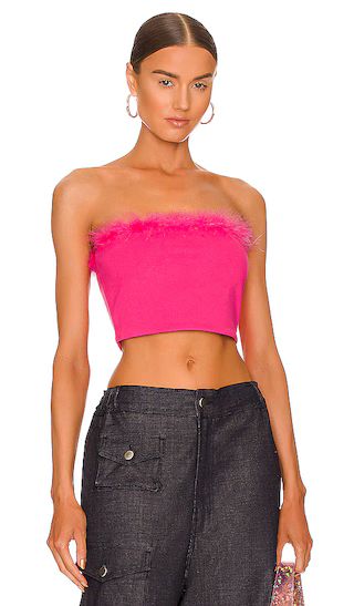 Olivia Strapless Top in Pink | Revolve Clothing (Global)